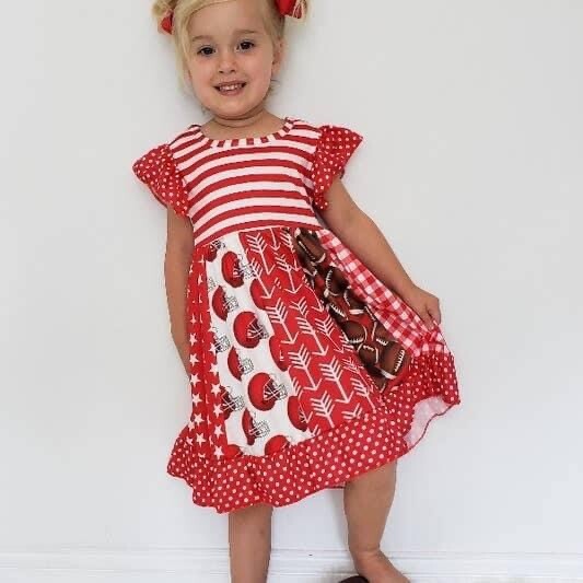 Football Dress Red