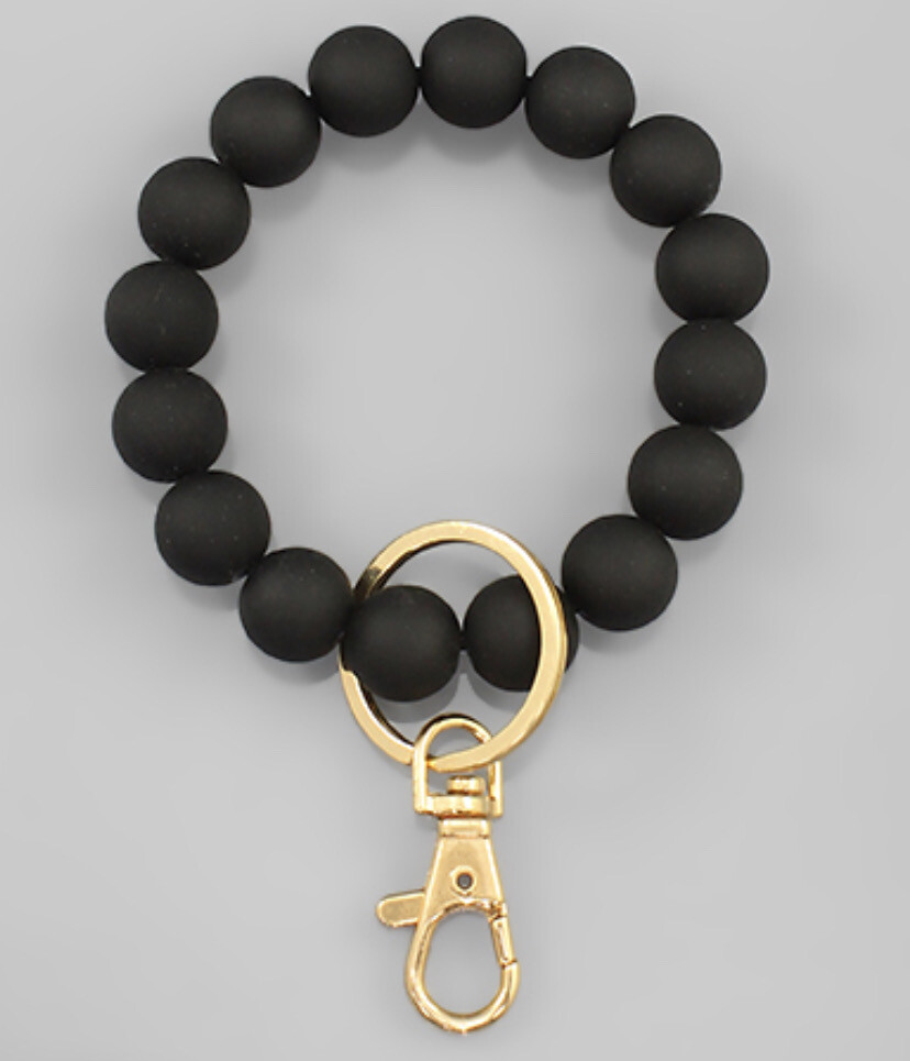 Black Wood Keychain