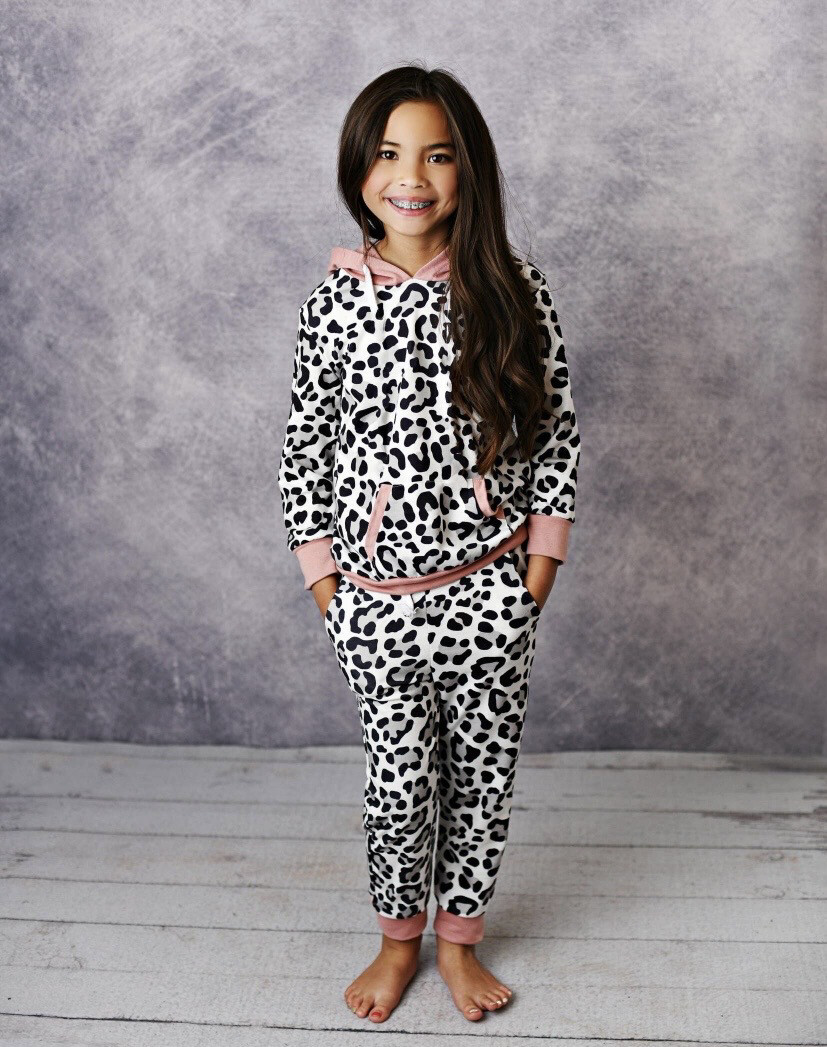 Leopard Hoodie Set