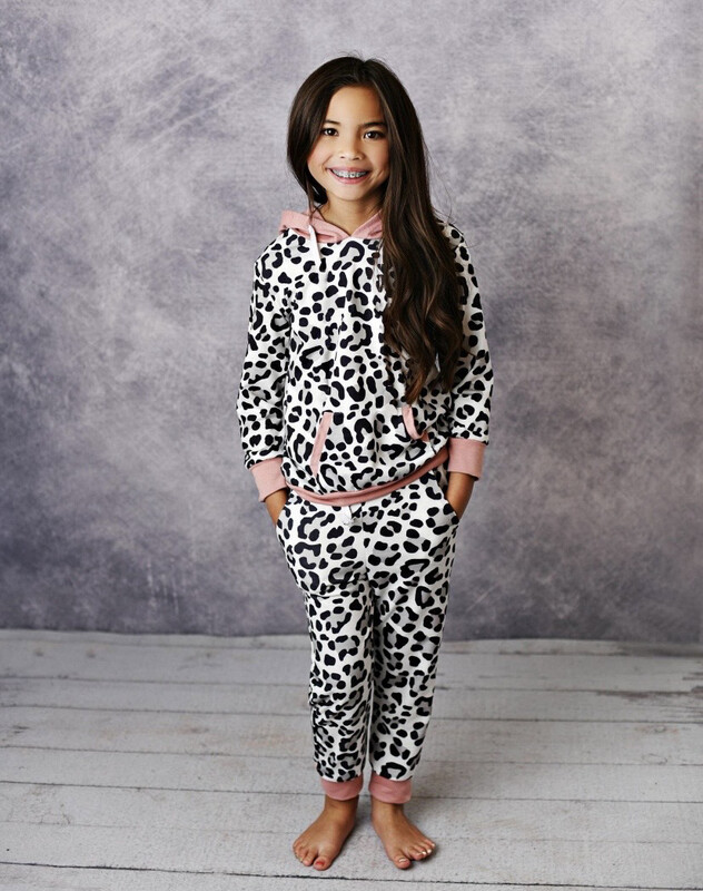 Leopard Hoodie Set