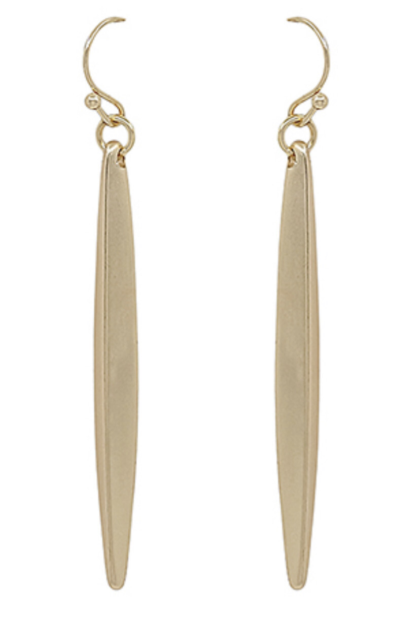 Gold Stick Earrings