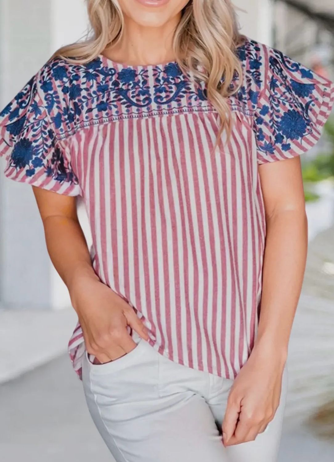 Embroidered Top