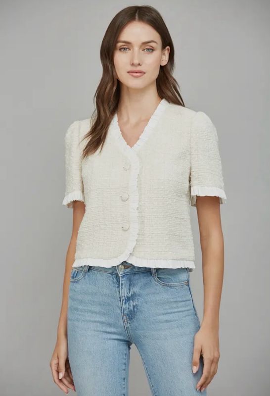 Cream Sparkle Jacket