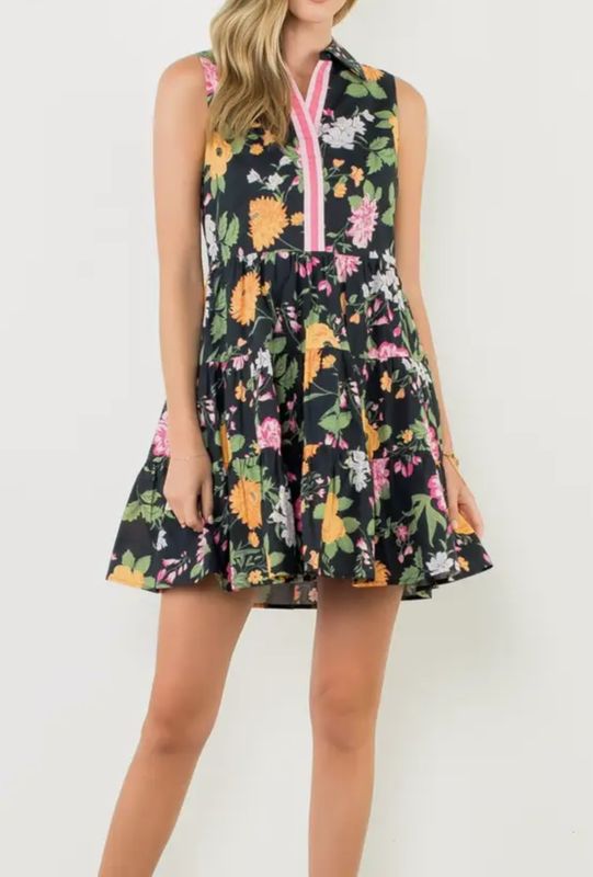 Black Floral Dress