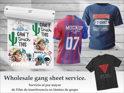 Gang Sheet Service