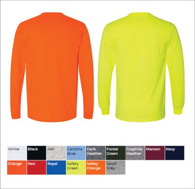 DTF PRINTED Long Sleeve T-Shirt