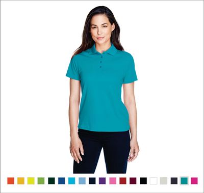 DTF CUSTOM PRINTED Ladies&#39; Origin Performance Piqué Polo