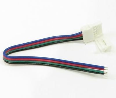 10mm Strip to Power Snap Connector for RGB Lights-RGB-C1