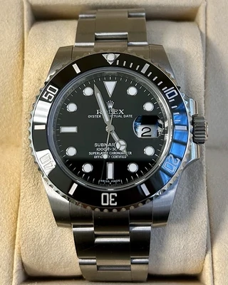 2012 Rolex Submariner Date 40MM Steel Black Dial Oyster Bracelet (116610LN)