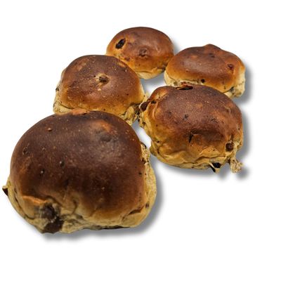 Krentenbollen 5 st.