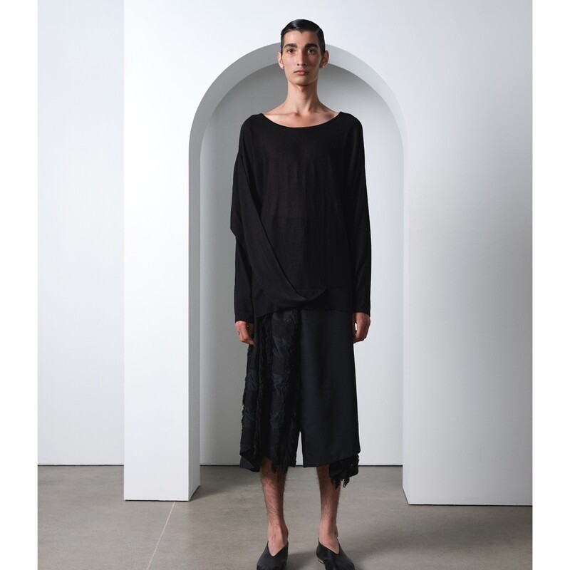 ZERO TOP KNIT (BLACK)