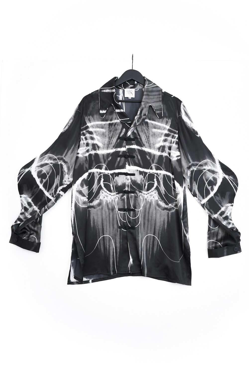 MANDARIN PRINTS SILK SHIRT
