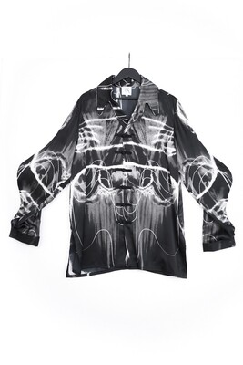 MANDARIN PRINTS SILK SHIRT