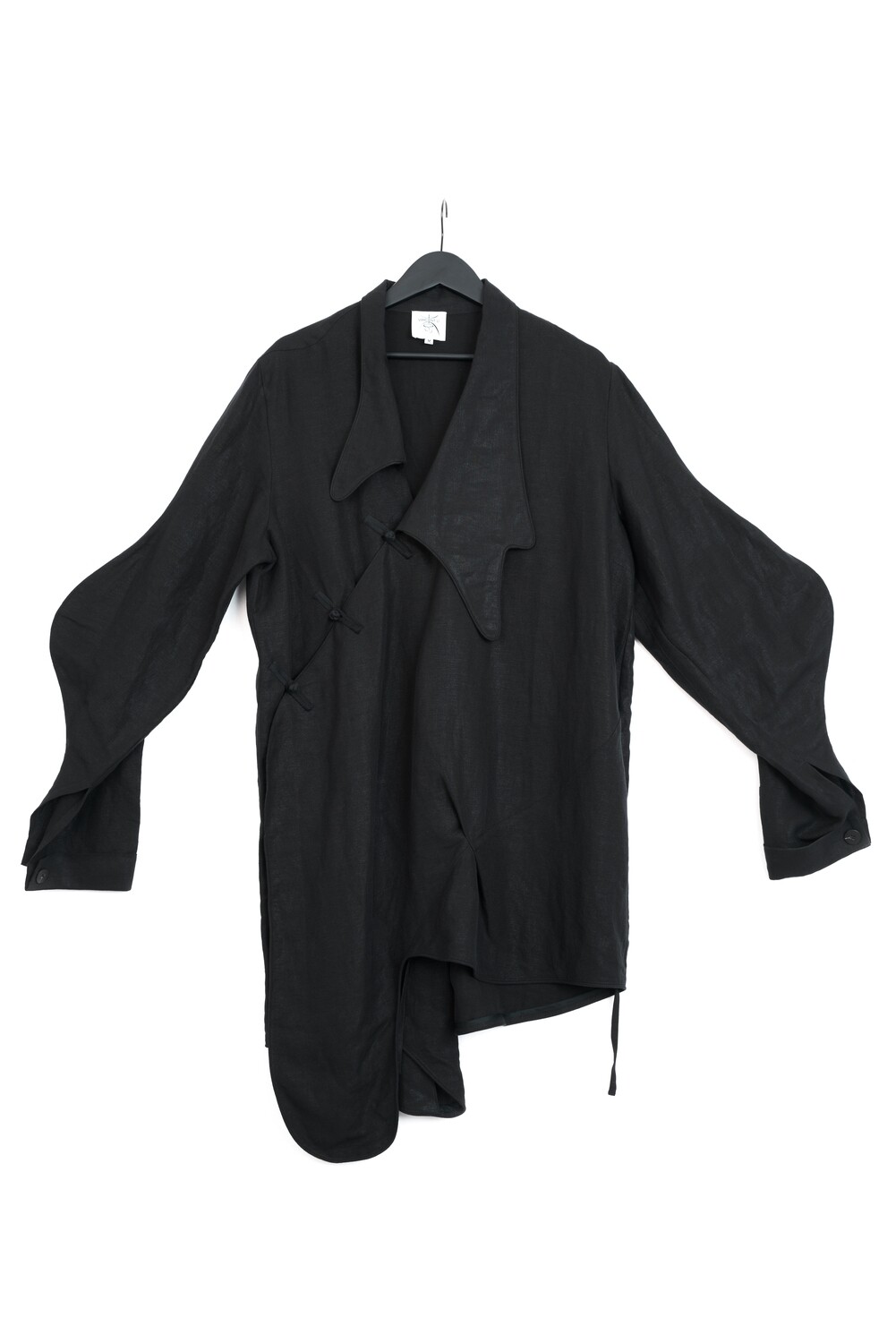 SOUNDWAVE FOIL PRINT LINEN SHIRT