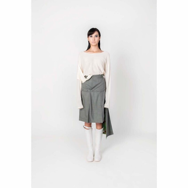 ROCK AND SKIN PANEL SKIRT