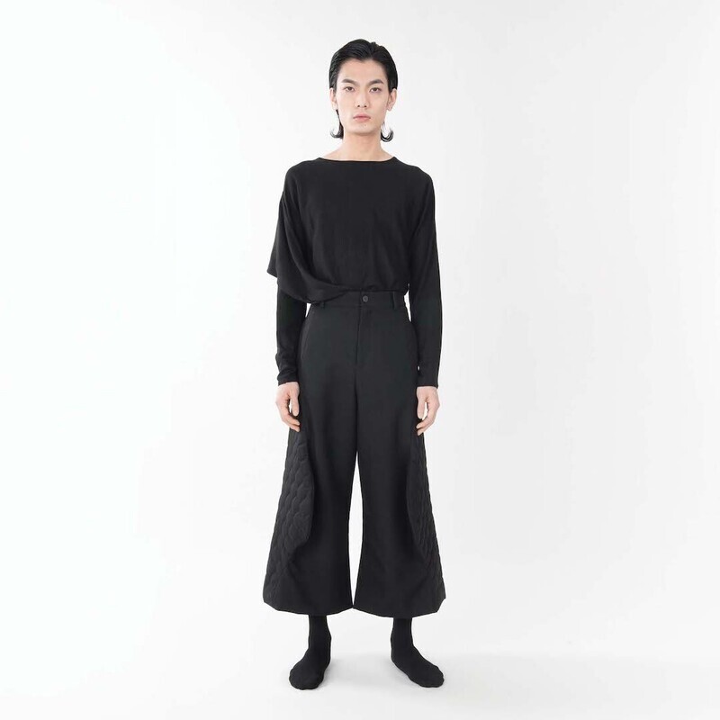 SOUND-WAVE PADDED TROUSERS