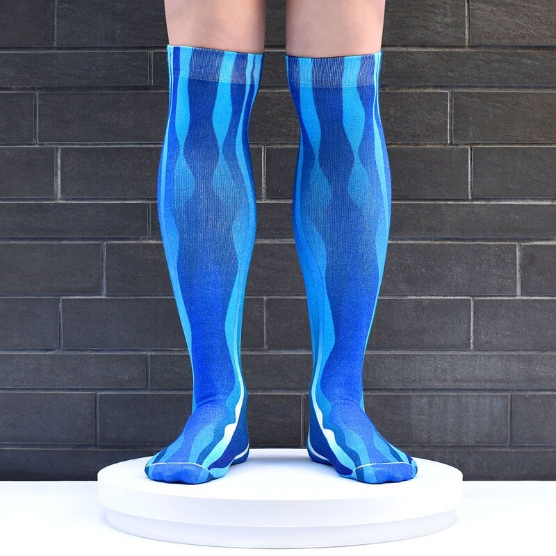 VINCENT LI SOCKS (BLUE C)