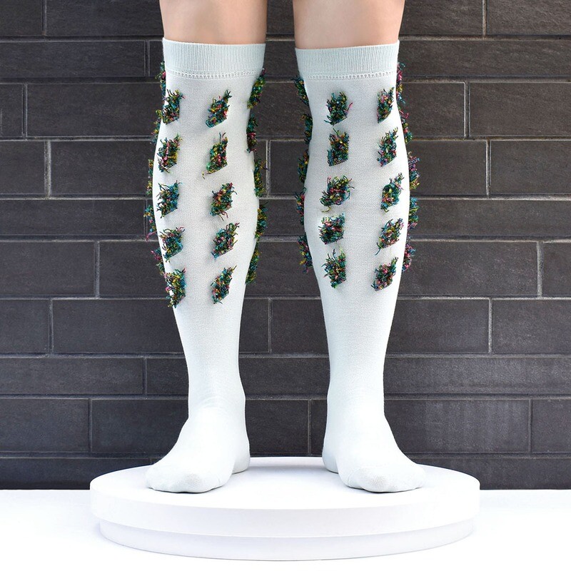 VINCENT LI SOCKS (LIUSHU BLUE)