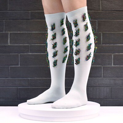 VINCENT LI SOCKS (LIUSHU BLUE)