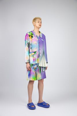 THE DAWN ASYMMETRIC MORNING GLORY COAT