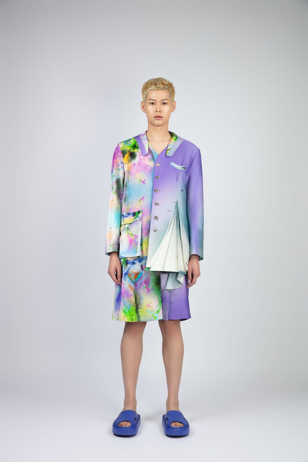 THE DAWN ASYMMETRIC MORNING GLORY COAT