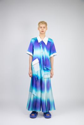 THE DAWN TWISTED ASYMMETRIC SHIRT