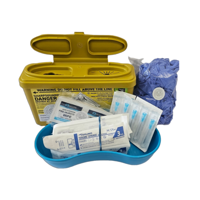 IM Injection kit, everything you need to administer IM injections  from Vitality Vitamin Vials