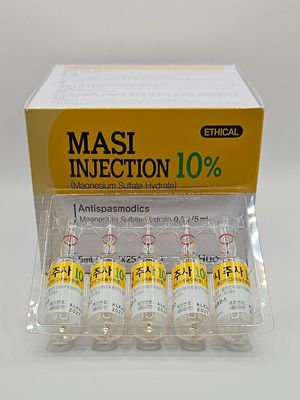 Magnesium Sulphate Box and five ampoules from Vitality Vitamin Vials