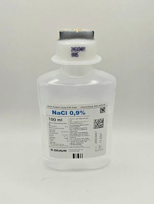 100ml sodium chloride sterile drip bottle from Vitality Vitamin Vials