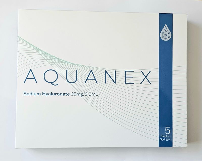 Aquanex skin booster box front from Vitality Vitamin Vials