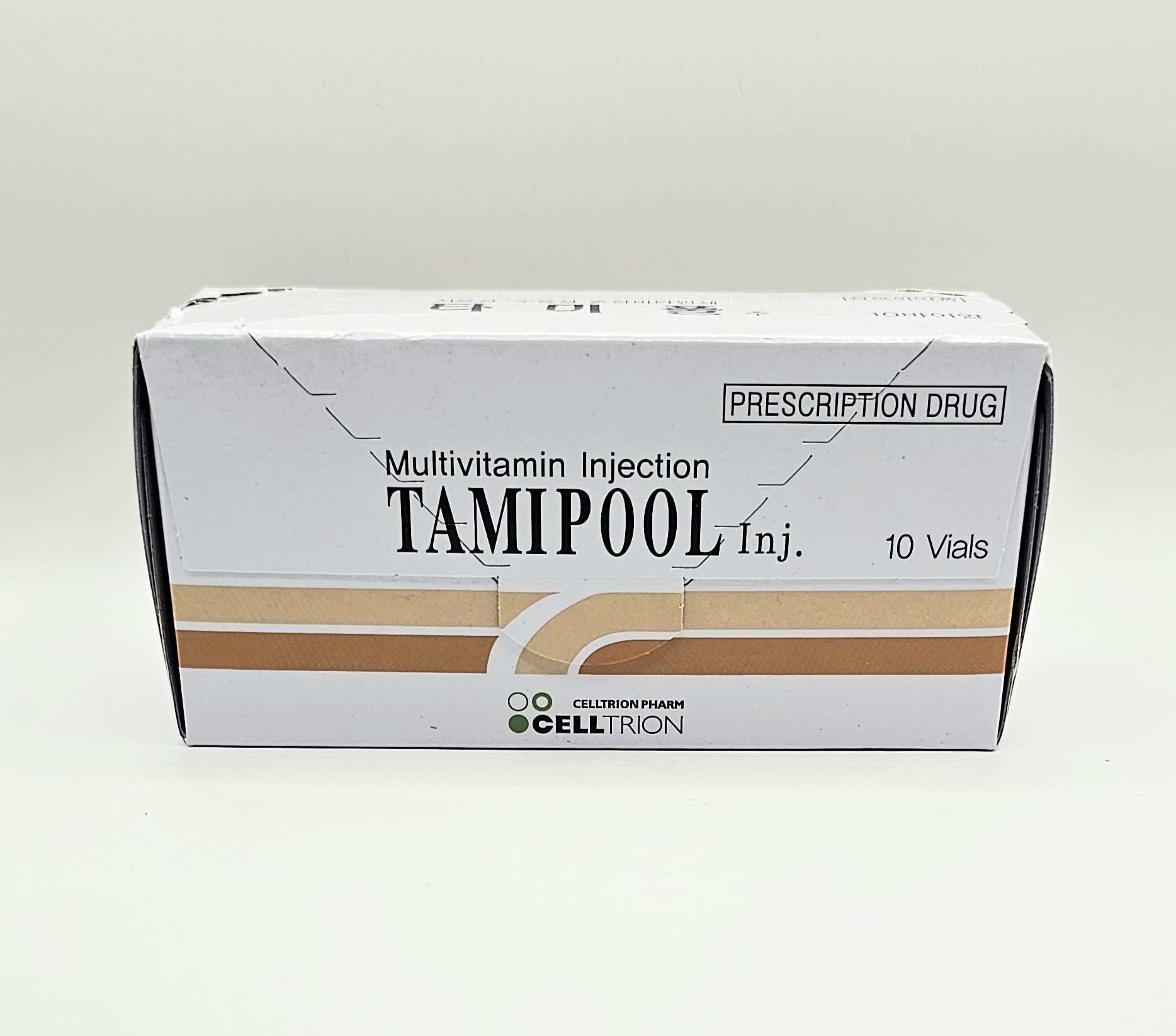 Multivitamin Tamipool box with two vials from Vitality Vitamin Vials