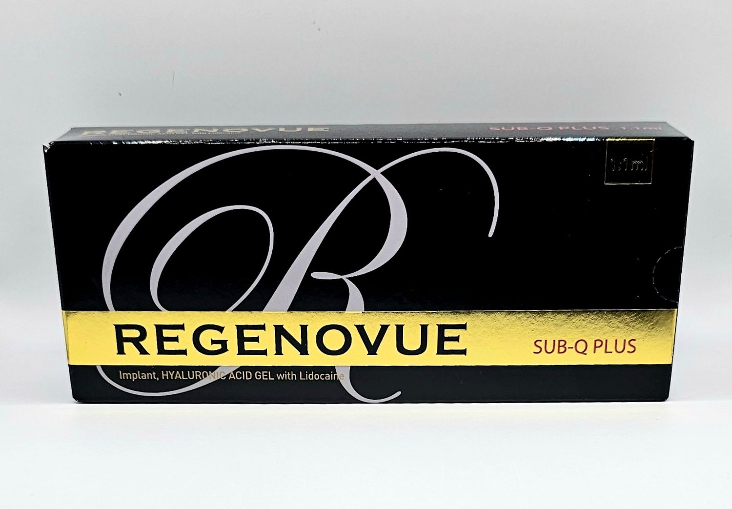 Regenovue Sub-Q Plus front of box from Vitality Vitamin Vials