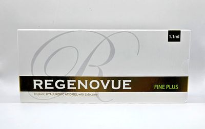 Regenovue Fine Plus front of box from Vitality Vitamin Vials
