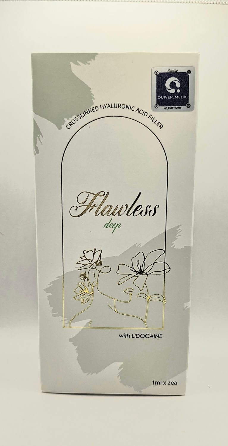 Flawless Deep front of box from Vitality Vitamin Vials