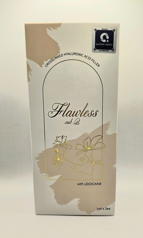 Flawless Sub Q front of box from Vitality Vitamin Vials