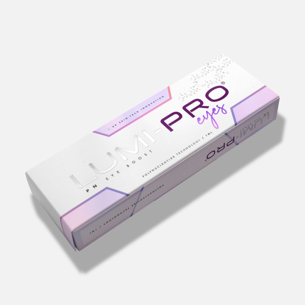 Lumi-pro eye boost polynucleotide box from Vitality Vitamin Vials