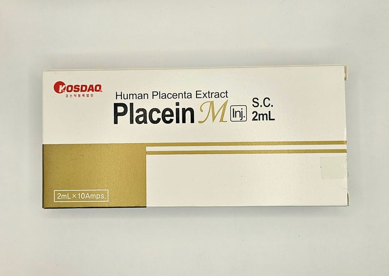 Placein Placenta Extract Ampoules Box from Vitality Vitamin Vials