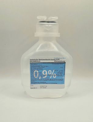 100ml sodium chloride drip bottle from Vitality Vitamin Vials