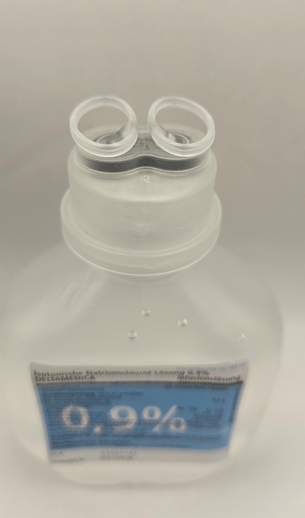 100ml sodium chloride drip bottle from Vitality Vitamin Vials