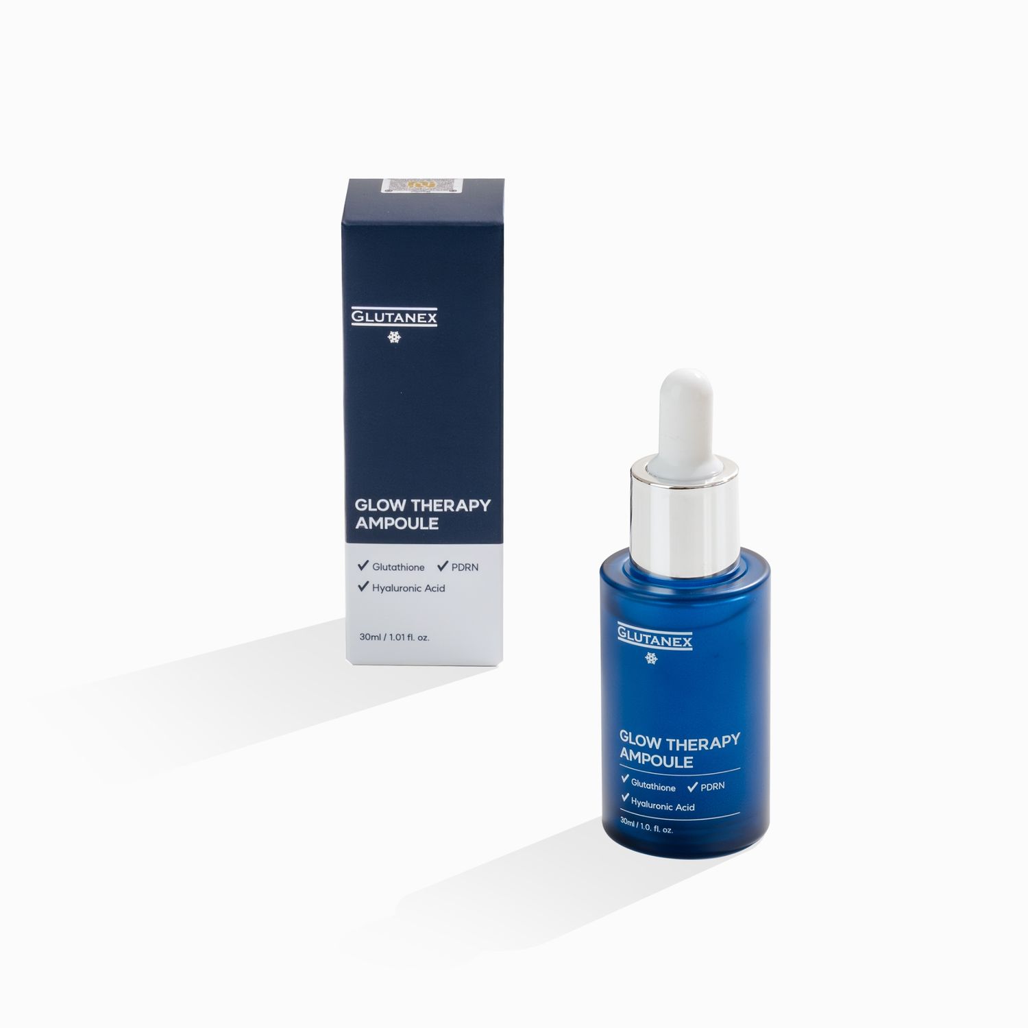 Gllutanex Therapy Ampoule Box and Serum from Vitality Vitamin Vials