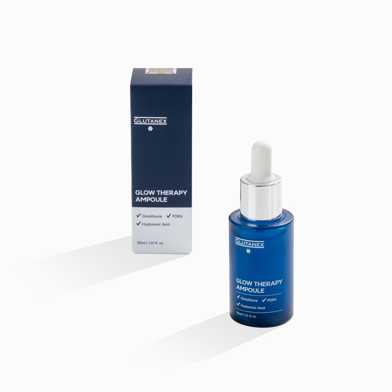 Gllutanex Therapy Ampoule Box and Serum from Vitality Vitamin Vials