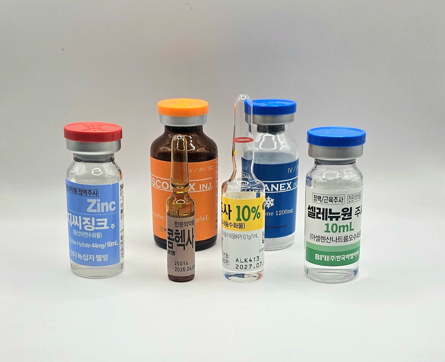 Warrior IV Drip kit products from Vitality Vitamin Vials