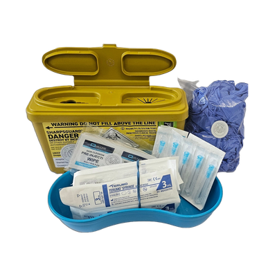 IM Injection Kit IM Injection kit, everything you need to administer IM injections from Vitality Vitamin Vials