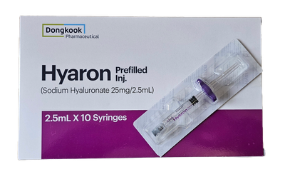 Haron skin booster box and syringe from Vitality Vitamin Vials