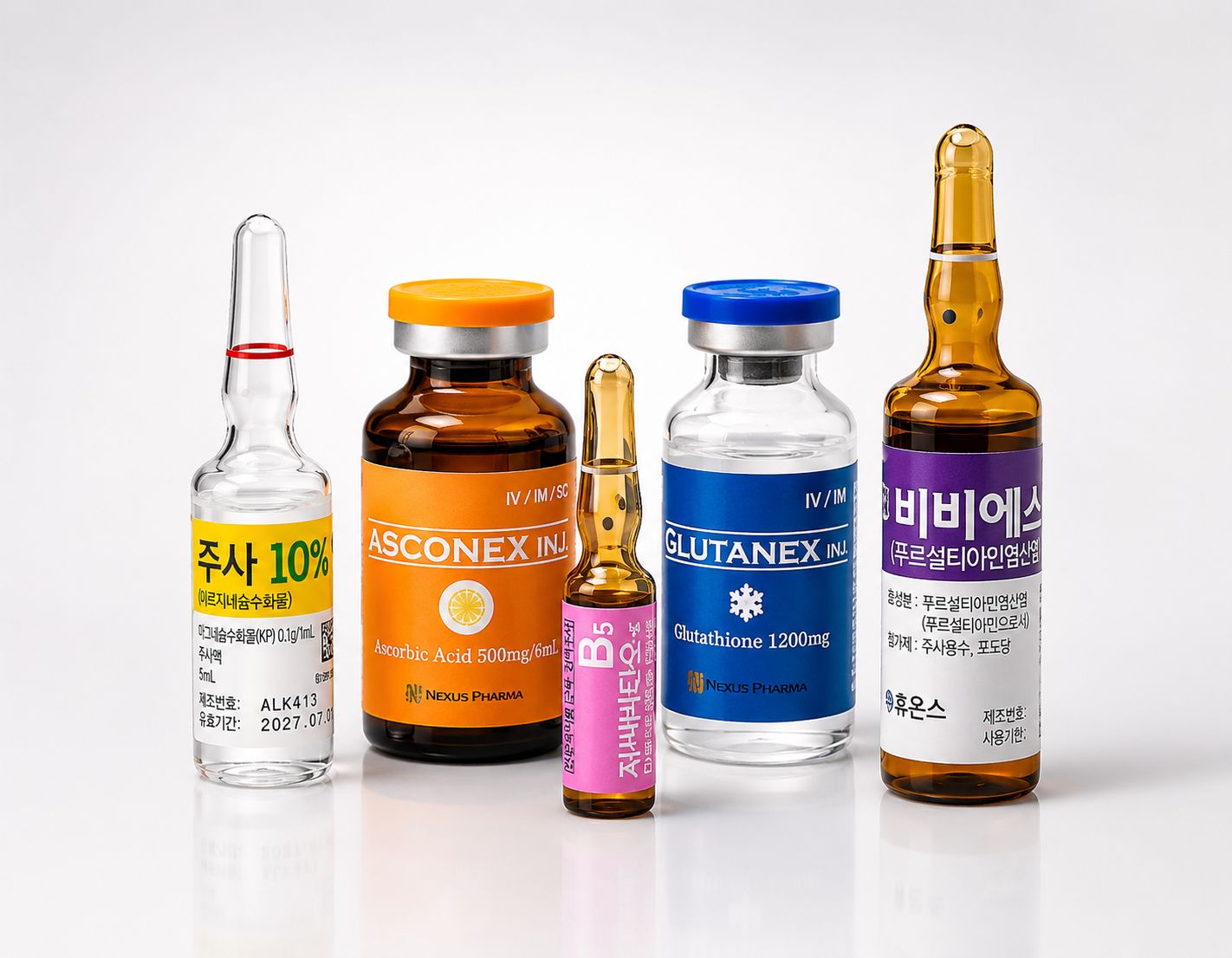 Anti-aging Drip Kit products from Vitality Vitamin Vials