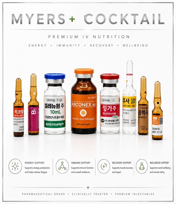 Myers+ Cocktail IV Drip Kit Overview from Vitality Vitamin Vials
