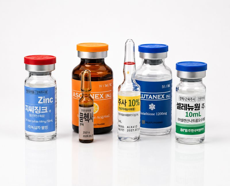 Warrior Drip Kit Products from Vitality Vitamin Vials