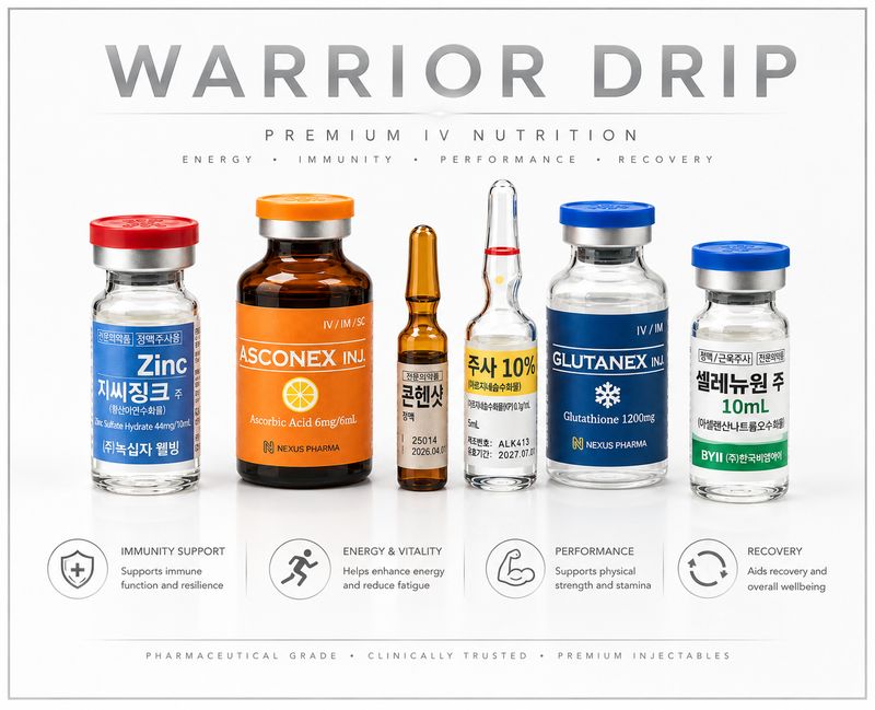 Warrior Drip Kit Overview from Vitality Vitamin Vials