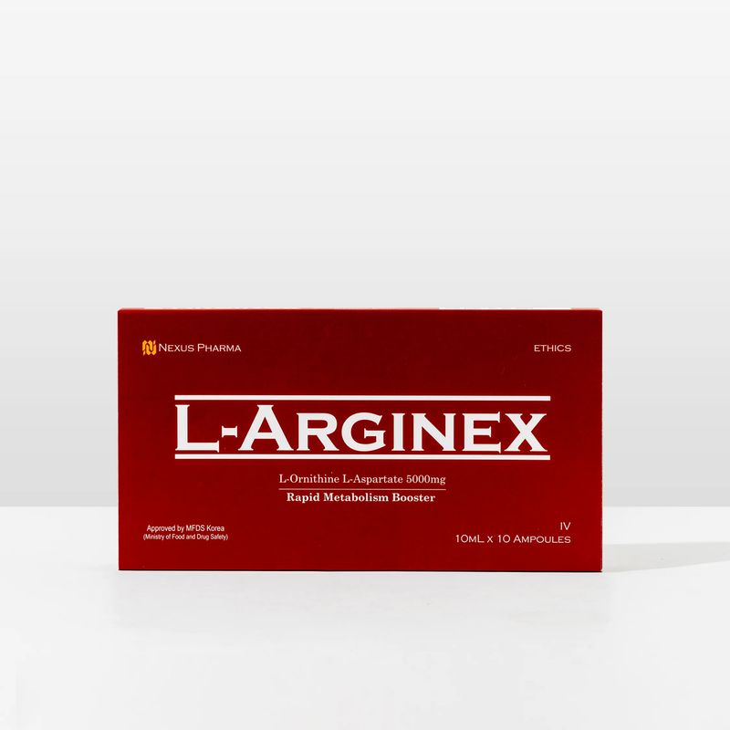 L-Arginex - L-ornithine and L-aspartate (LOLA) 5mg 10ml Ampoules 