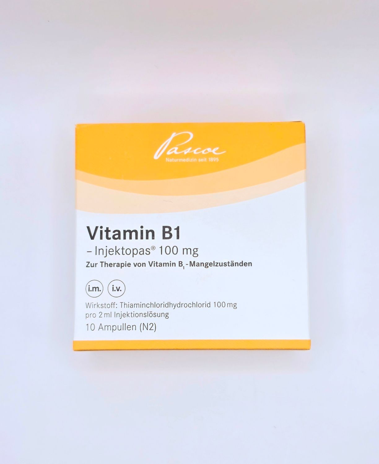 Vitamin B1 Thiamine 100mg 2ml by Pascoe Vitamin B1 Thiamine 100mg 2ml by Pascoe